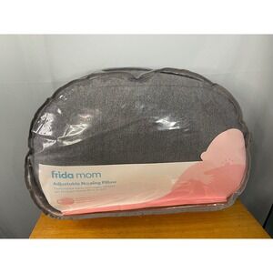 Frida‎ Mom Adjustable Nursing Pillow Charcoal Gray Soft Support Baby Feeding